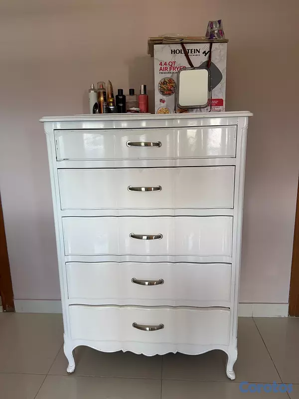 muebles y colchones - Juego de cama King en caoba  3