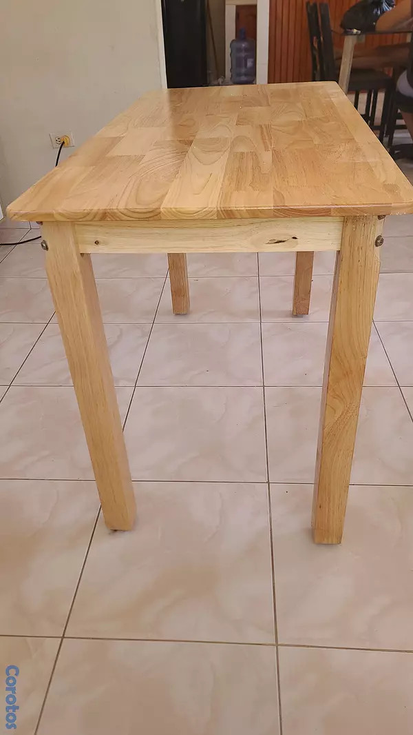 muebles y colchones - Mesa comedor madera 10