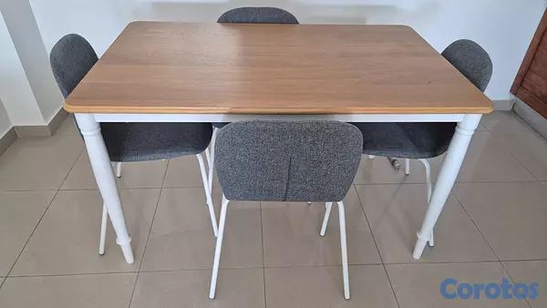 muebles y colchones - Juego de comedor IKEA (mesa + 4 sillas) como nuevo 7