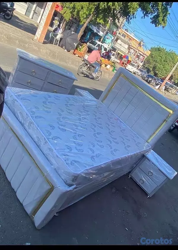 muebles y colchones - Juego de Habitación Cama  7