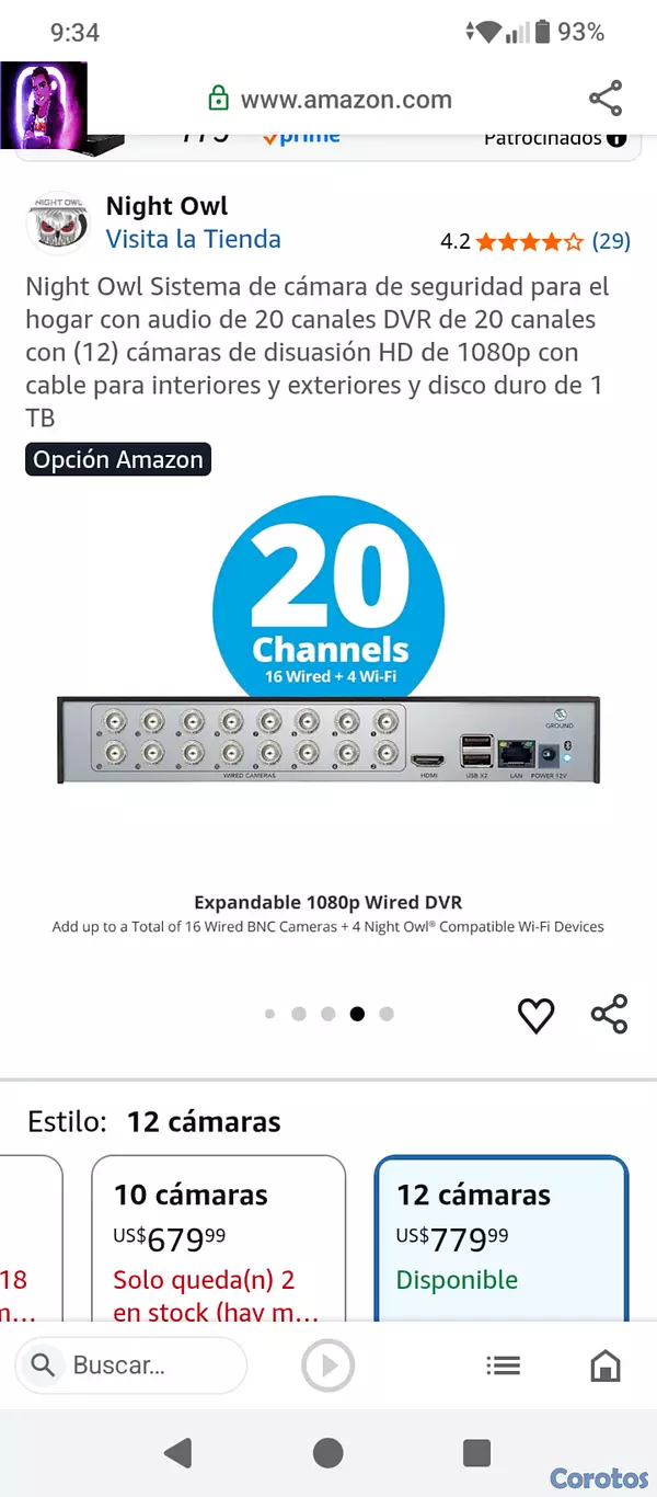 camaras y audio - 12 cámaras de seguridad  6