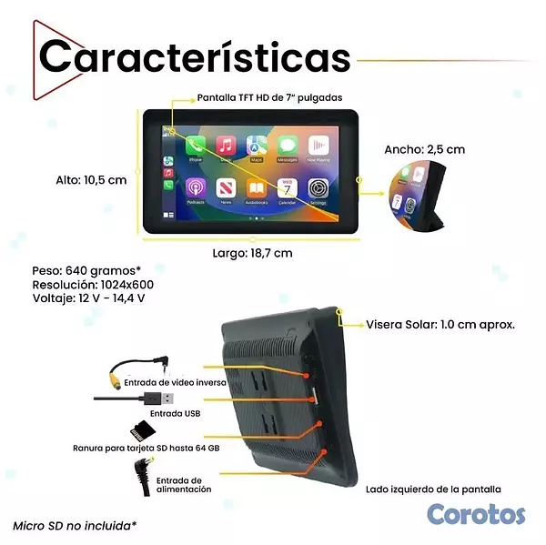 otros vehiculos - Pantalla Inteligente para Carros  Kleva Smart Play 6
