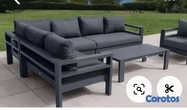 muebles y colchones - MUEBLES DE EXTERIOR EN HIERRO GALVANIZADO  3