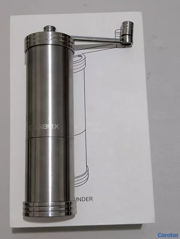 cocina - Molinillo de café manual CUSIBOX de acero inoxidable con fresa cónica ajustable 3
