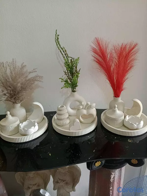 decoración y accesorios - hermosa piezas decorativa en yeso para su hogar 6