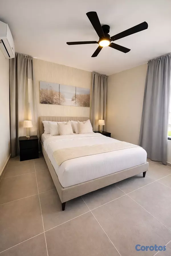 apartamentos - Nuevo apartamento de 2 habitaciones completamente amueblado con seguridad 24/7 7