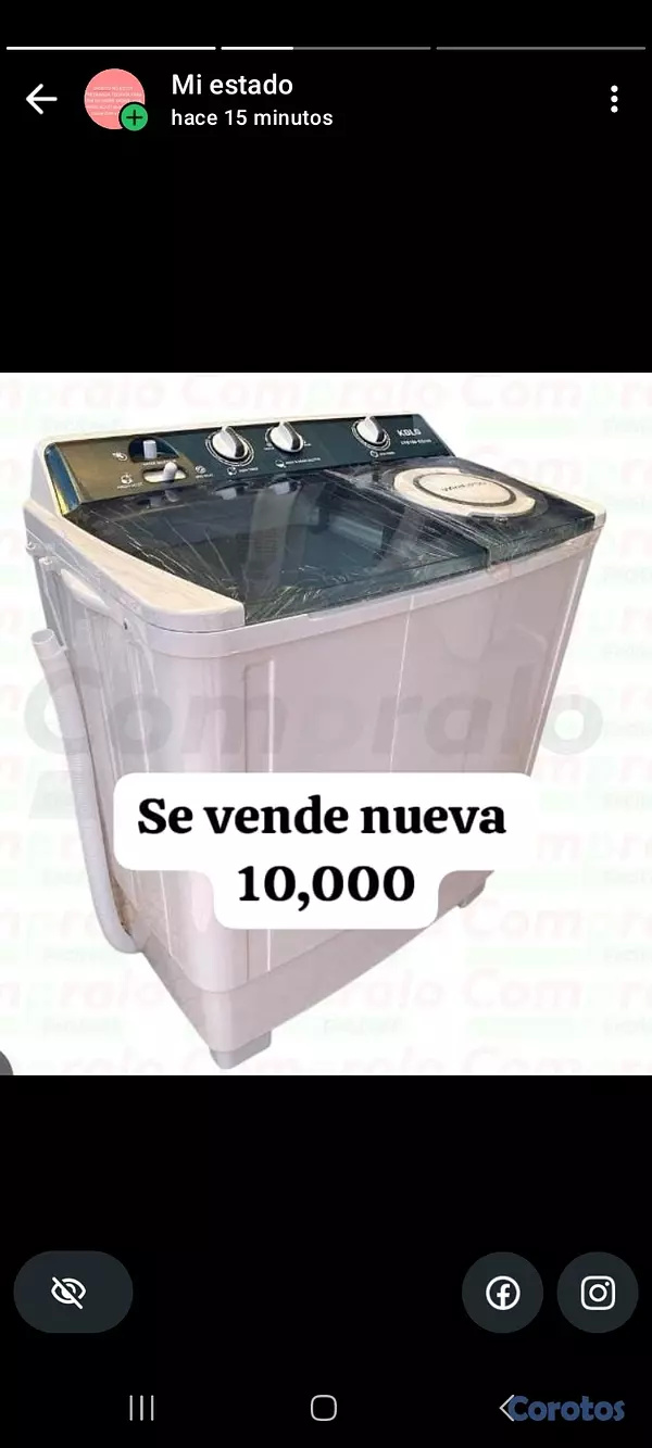 electrodomesticos - venta lavadora como nueva  2