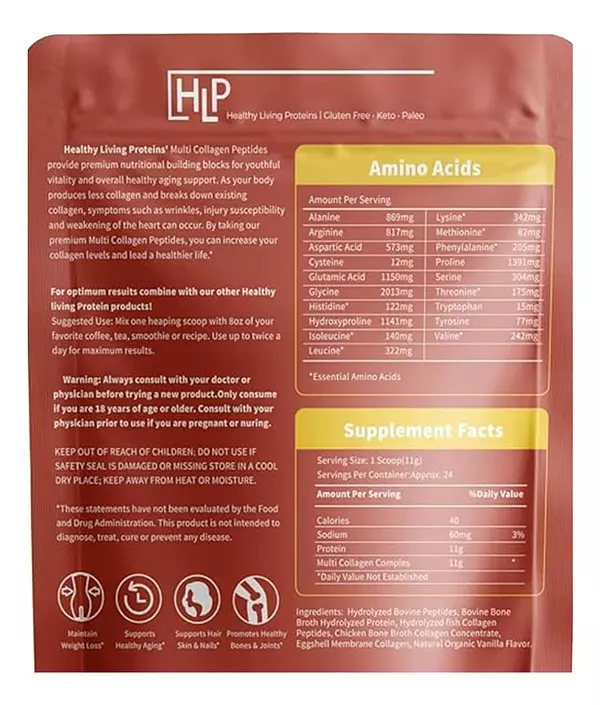 Salud y Equipamiento Médico - Colágeno Hidrolizado 454g 2