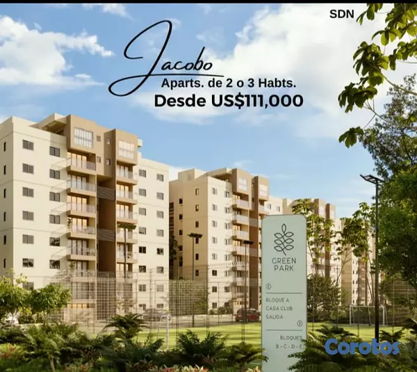 apartamentos - ! DIOS ! Av. Jacobo Majluta ! HERMOSA TORRE DE  Apartamentos.  1