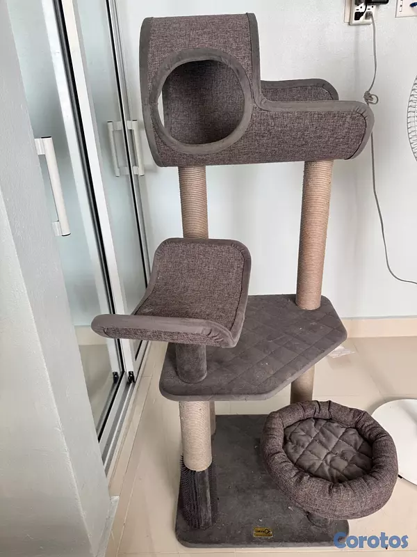 animales y mascotas - Torre para gatos 2