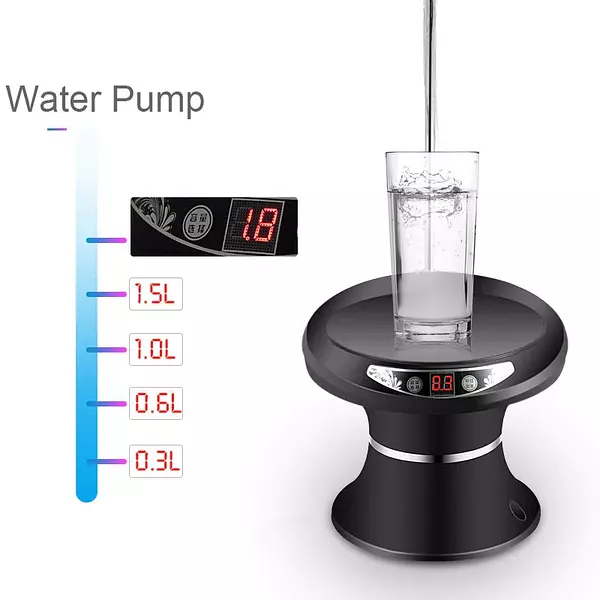 electrodomesticos - Bomba De Agua portátil eléctrica automática, Dispensador De  botellon 4