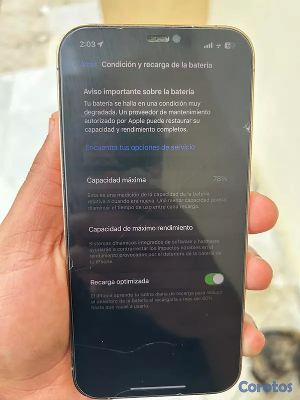 celulares y tabletas - se vende 12 pro Max las fotos lo dicen todo  3