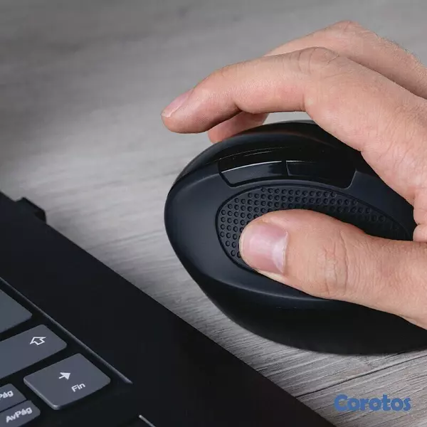 impresoras y scanners - MOUSE WIRELESS KLIPX ORBIX - ERGONOMICO – VERTICAL ,6 BOTONES - 2.4 GHZ 1000/120 2