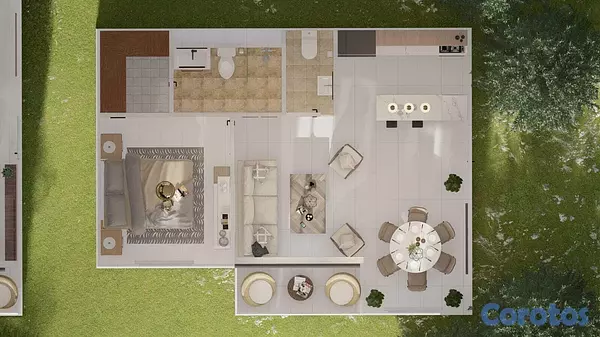 apartamentos - Apartamento en venta en bávaro de 3 habitaciones  4