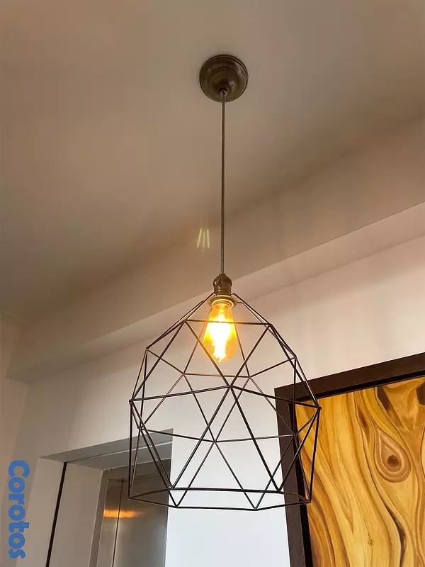 decoración y accesorios - Lámpara estilo industrial con bombillo 3