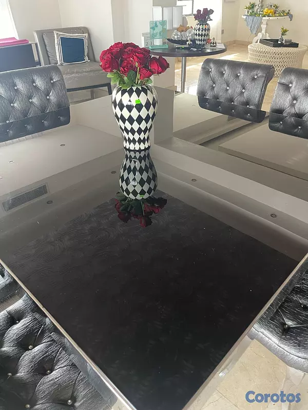 muebles y colchones - Juego de Comedor Contemporáneo de 6 sillas 5