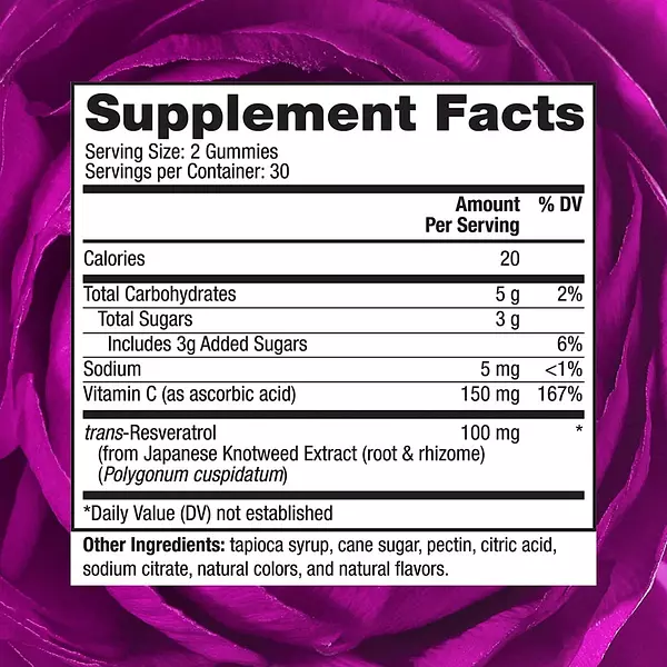 Salud y Equipamiento Médico - Reserveage Resveratrol 60 Gomas 2