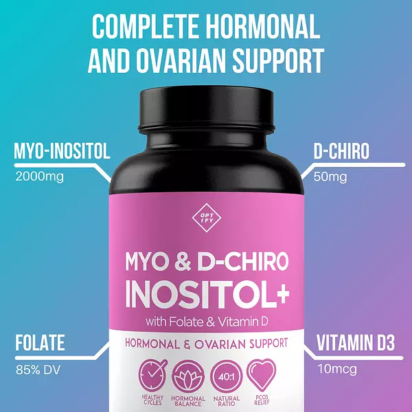 Salud y Equipamiento Médico - Myo & D-chiro Inositol 120 Cap Optify 2