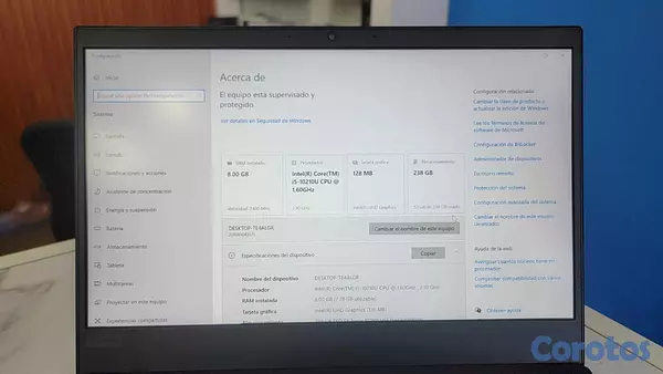 computadoras y laptops - Lenovo Thinkpad E14 / 8GB RAM DDR4 / 256GB SSD / 1 3