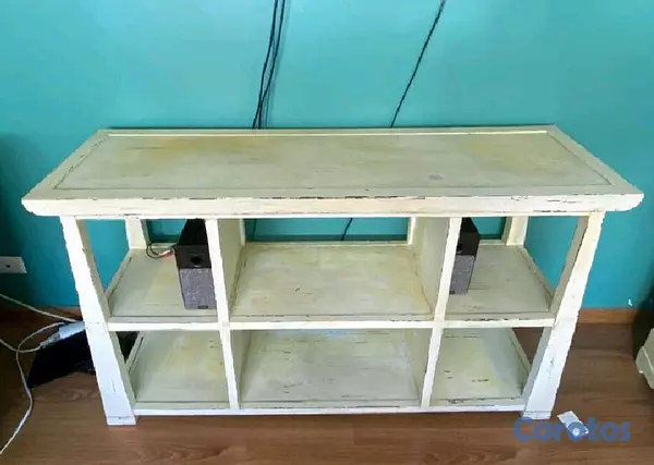 muebles y colchones - Estante Blanco  2