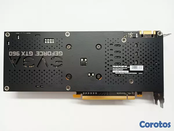 computadoras y laptops - Tarjeta de video EVGA GeForce GTX 960 4GB SSC 3