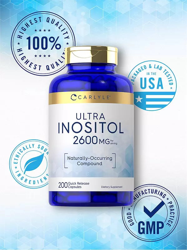 Salud y Equipamiento Médico - Inositol Capsulas 2600mg -carlyle 6