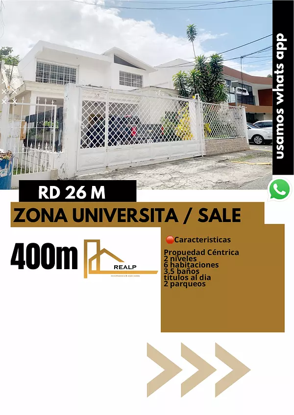 casas - propiedad en venta zona universitaria  1