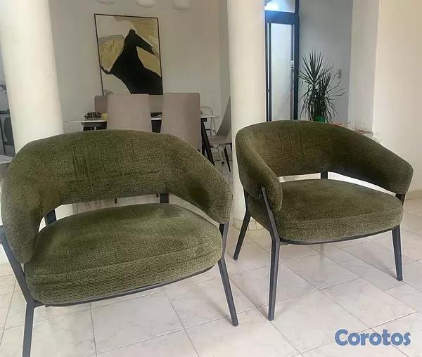 muebles y colchones - butacas  de sala C/u $7000  4