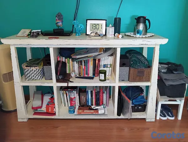 muebles y colchones - Estante Blanco  3
