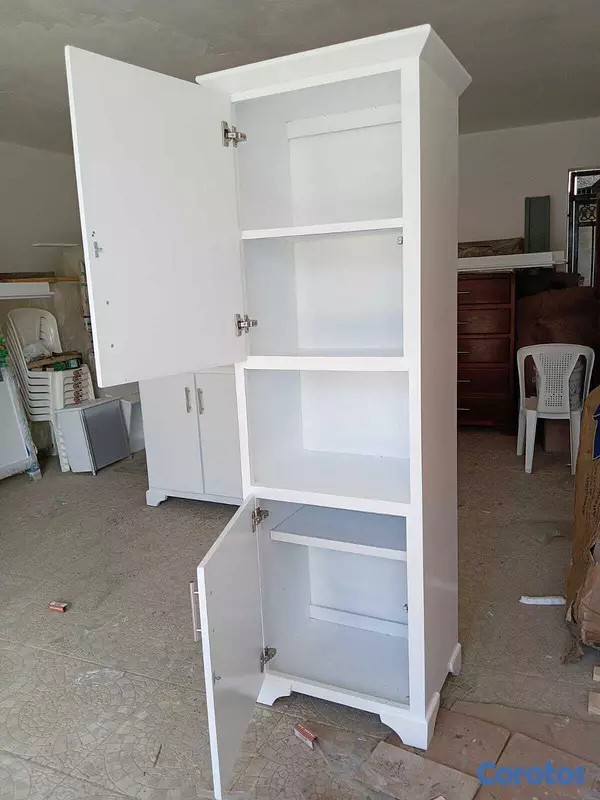 cocina - Organizador de cocina con hueco para microonda  2