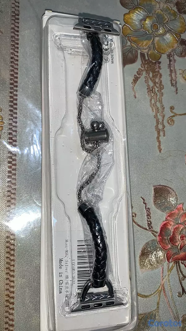 otros electronicos - CORREA APPLE WATCH EN ACERO INOXIDABLE Y LEADER 38MM 4
