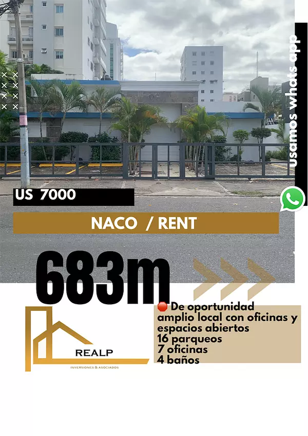 oficinas y locales comerciales - Propiedad comercial céntrica en Naco 1