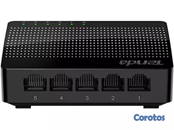 computadoras y laptops - SWITCH 5 PUERTOS TENDA SG105,  10/100/1000  3