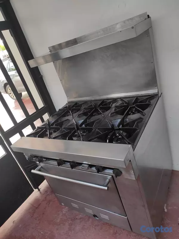 equipos profesionales - Estufa industrial de 6 hornillas 3