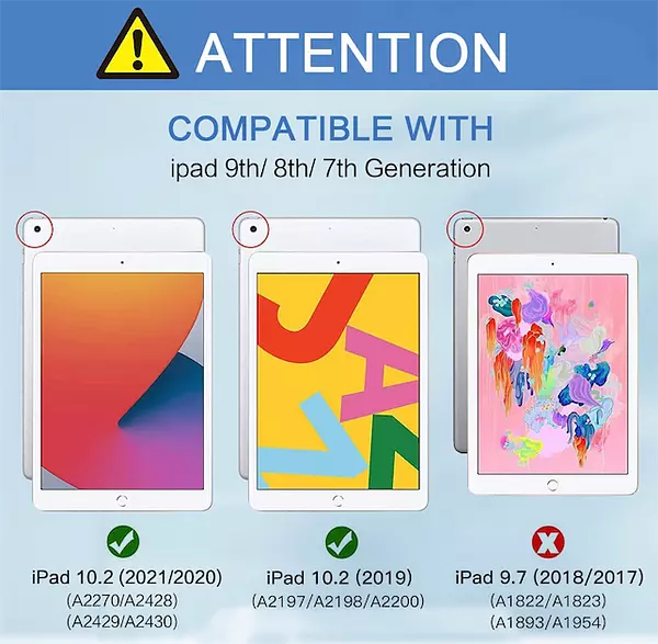 accesorios para electronica - Covers Para iPad 7ma,8va y 9na. Generación. Tamaño 10.2”  2