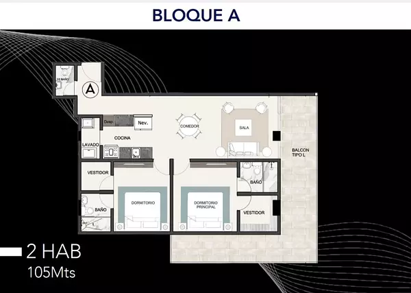 apartamentos - Apartamento  de venta en la mejor zona de el  Millón 8