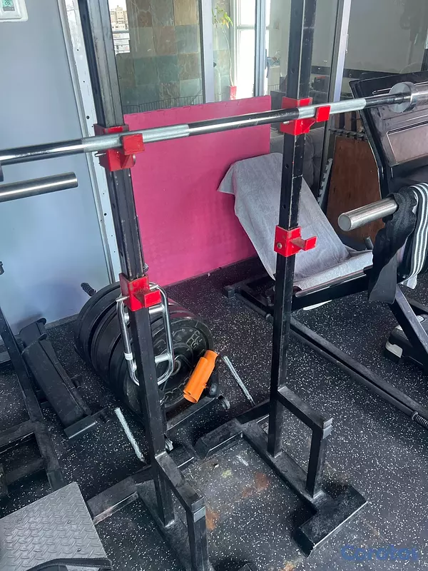 Artículos Deportivos - Set Soportes para barras 61” hierro Gimnasio 2
