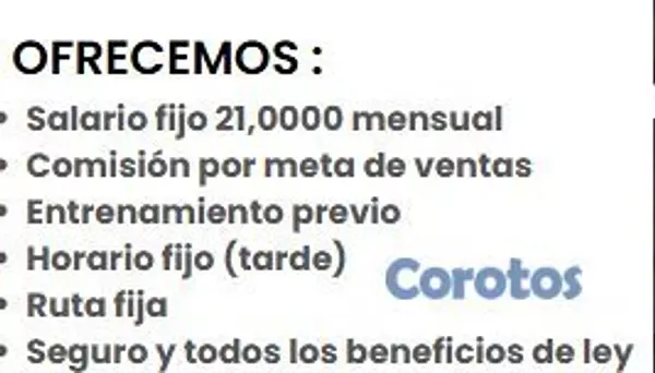 empleos disponibles - VENDEDOR DE RUTA DE HELADOS BON PARA SANTO DOMINGO 2