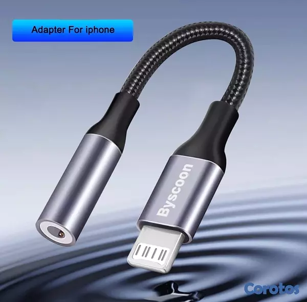 accesorios para electronica - Adaptador auxiliar de audio para iPhone y iPad 6