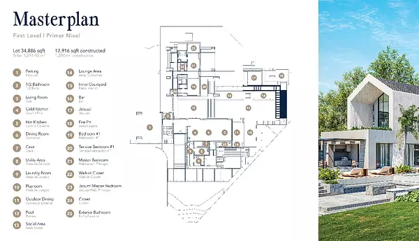 casas vacacionales y villas - Punta Cana - Cap Cana - Villa de 6 habitaciones  9