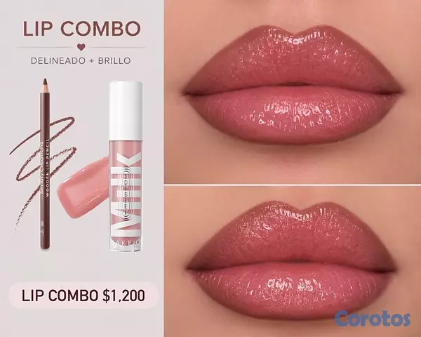 salud y belleza - lip combos incluye lapiz delineador de labios y labial 3