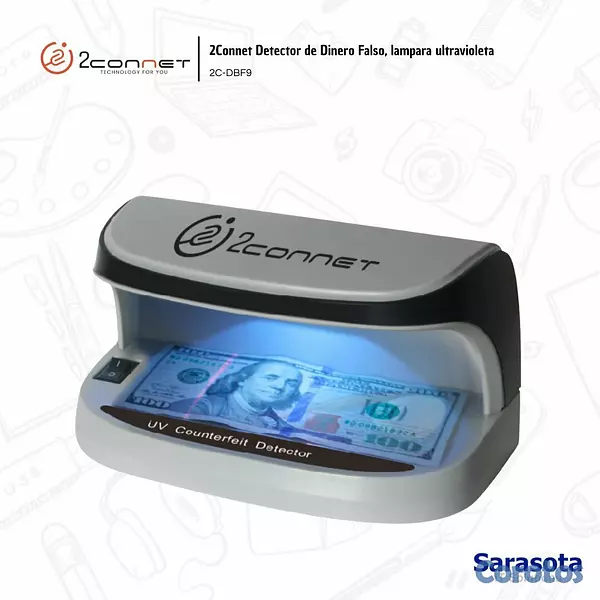 accesorios para electronica - 2Connet Detector de Dinero Falso 2