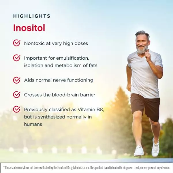 Salud y Equipamiento Médico - Inositol 750 Mg Jarrow Formulas Apoyo Del Higado 100 Caps 4