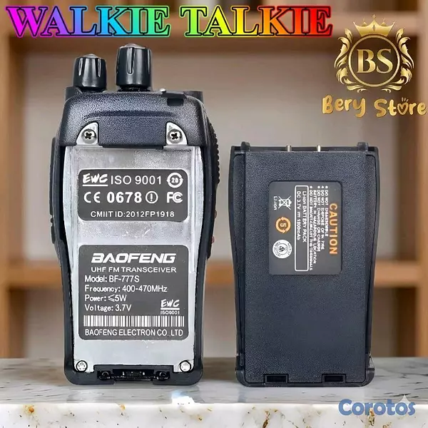 otros electronicos - WALKIE TALKIE (EL PAR) BF-777S | RADIO DE COMUNICACIÓN DE LARGO ALCANCE  4