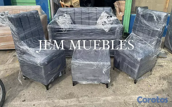 muebles y colchones - Juego de muebles diseño butaquitas  3