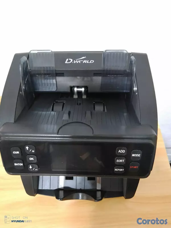 equipos profesionales - CONTADORA DE DINERO D.WORLD DW-500C  3