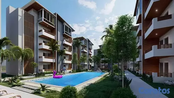 apartamentos - Residencial Terrazas de Boca Chica - En la zona Es 4