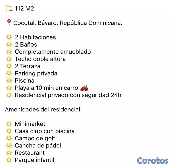 apartamentos - Casa amueblada con piscina en Cocotal, techo doble 9