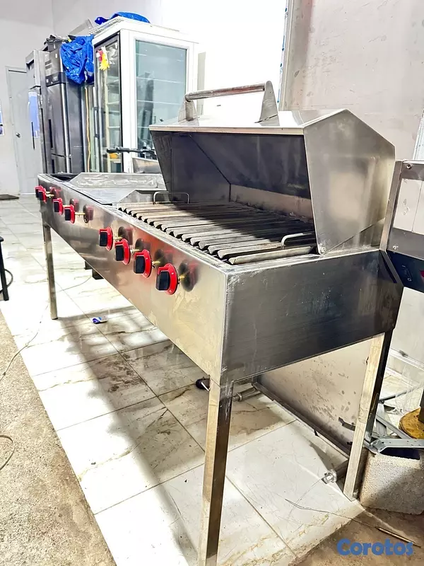 equipos profesionales - Multifuncional 2 hornillas - parrilla - plancha en oferta 2