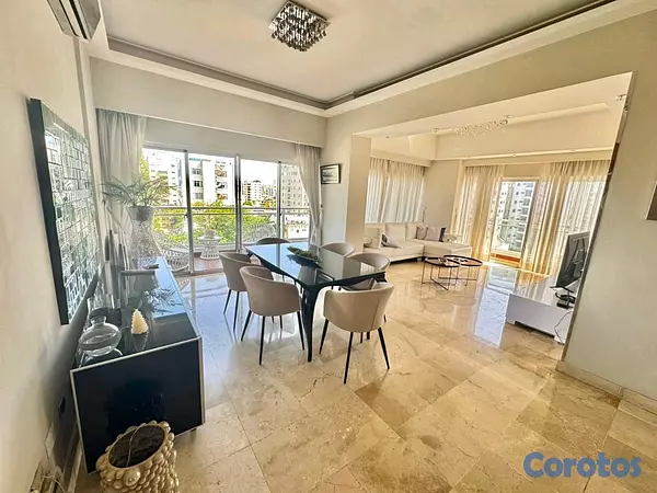 apartamentos - Alquilo Apartamento Amueblado en Evaristo Morales  2